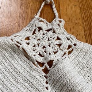 Hand crocheted top